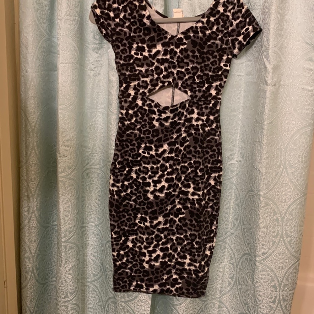 Black and white dress